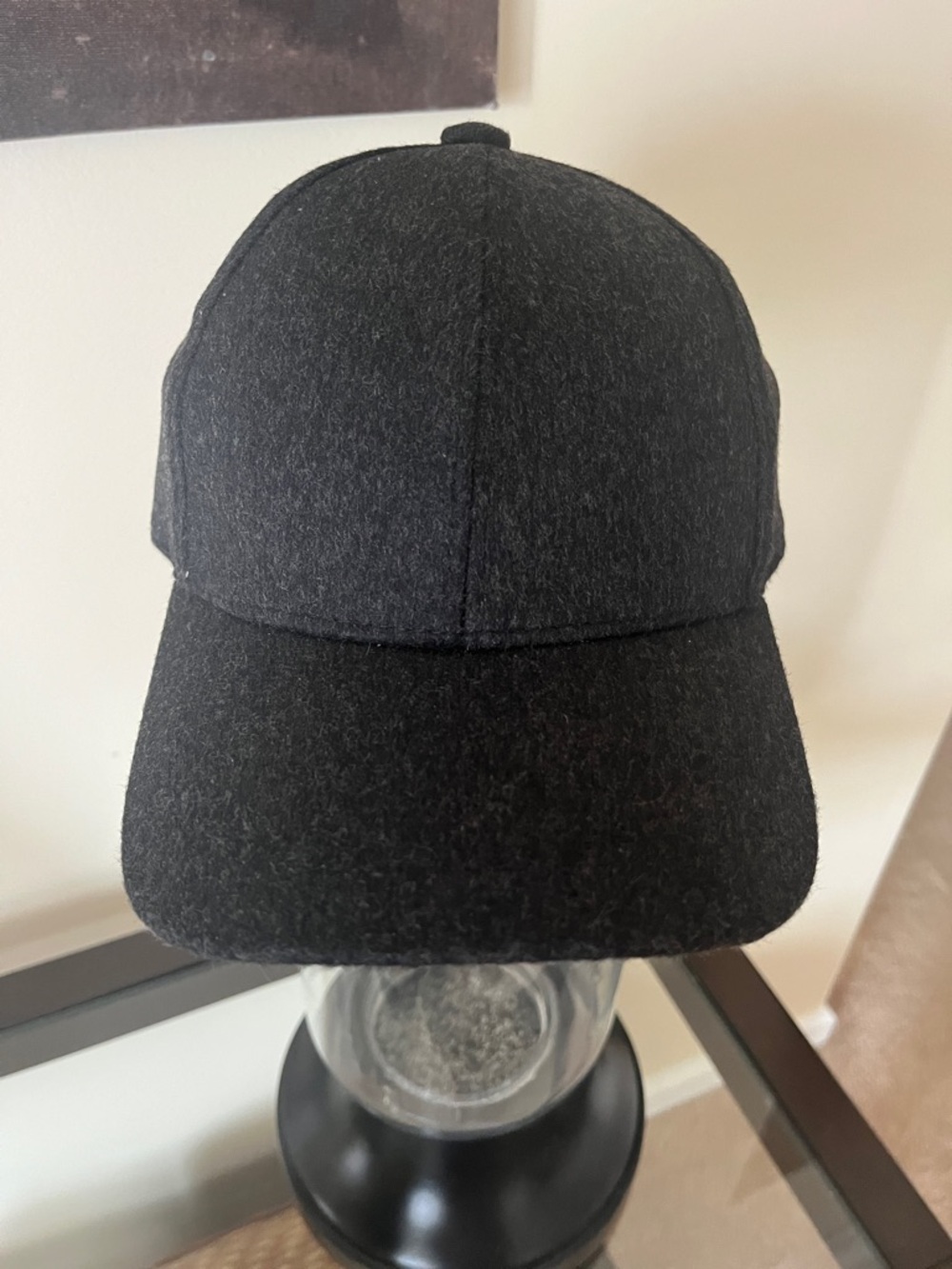 Vince grey baseball cashmere cap